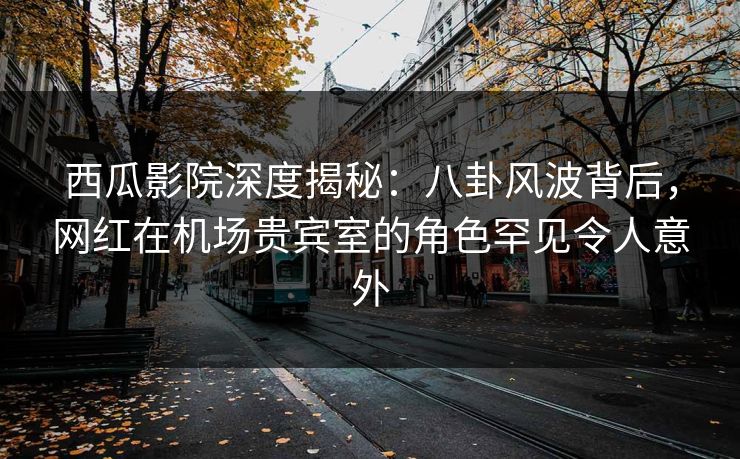 西瓜影院深度揭秘：八卦风波背后，网红在机场贵宾室的角色罕见令人意外
